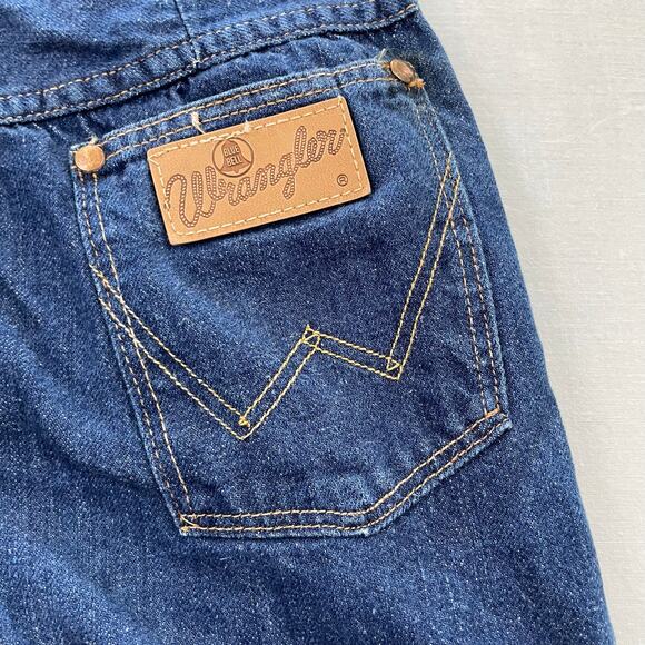 VTG Wrangler Blue Bell Sanforized Straight Jeans size 12 USA Measures 25 x 27 - Picture 14 of 15
